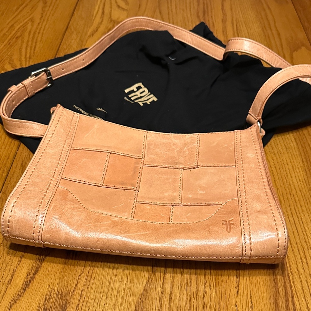 Frye Coral Leather Crossbody Bag